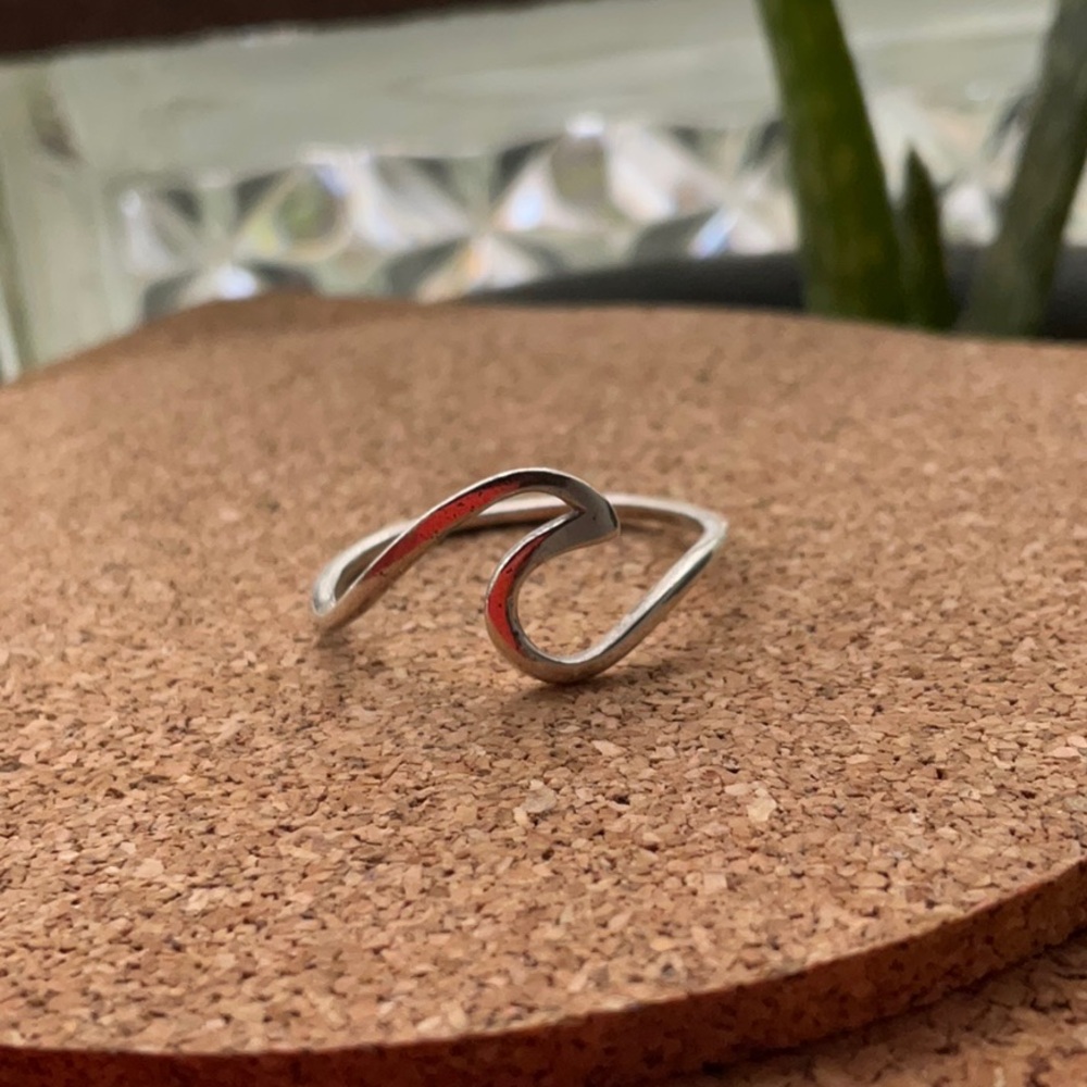 Sterling Wave Ring - image 5